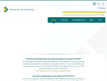 Tablet Screenshot of finance-for-non-financials.com